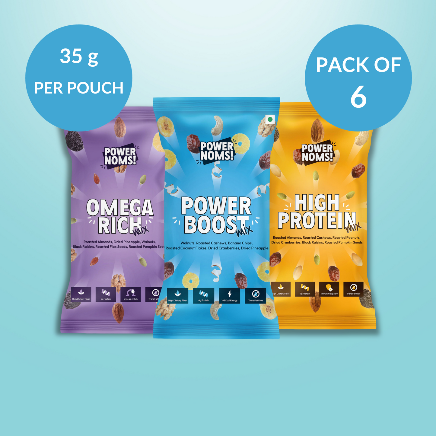 powernoms complete health pack mix pack of 6